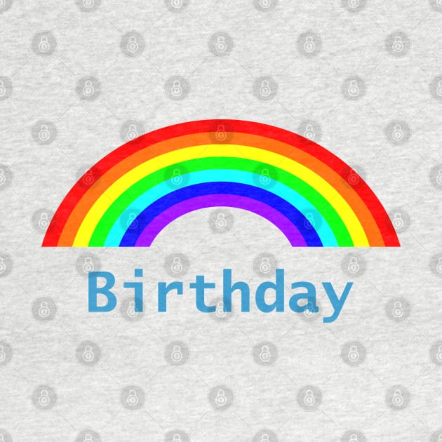 Birthday Rainbow by ellenhenryart